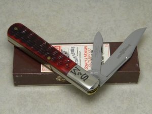 Schatt & Morgan Keystone Series XVII Red Bone 042171 Daddy Barlow Knife in Box c.2007