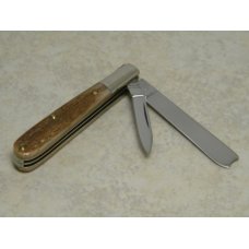 Schatt & Morgan Keystone Series XVIII Mammoth Ivory 122367 Mini Razor Barlow Knife in Box c.2008 Schatt & Morgan Keystone Series XVIII Mammoth Ivory 122367 Mini Razor Barlow Knife in Box c.2008