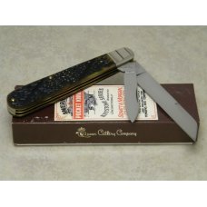 Schatt & Morgan Keystone Series XVIII Brown Worm Groove Bone 042429 English Jack Knife in Box c.2008 Schatt & Morgan Keystone Series XVIII Brown Worm Groove Bone 042429 English Jack Knife in Box c.2008