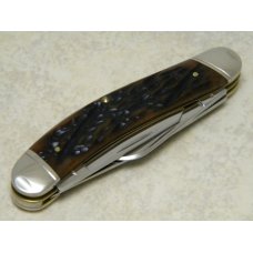 Schatt & Morgan Keystone Series XVIII Brown Worm Groove Bone 043160 Sowbelly Knife in Box c.2008 Schatt & Morgan Keystone Series XVIII Brown Worm Groove Bone 043160 Sowbelly Knife in Box c.2008