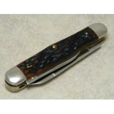 Schatt & Morgan Keystone Series XVIII Brown Worm Groove Bone 042276 Swell Center Knife in Box c.2008 Schatt & Morgan Keystone Series XVIII Brown Worm Groove Bone 042276 Swell Center Knife in Box c.2008