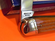 Case xx 1995 Whittler Knife w Beautiful (Carmel or Butterscotch?) Corncob Jigged Bone Handles -NOS Case xx 1995 Whittler Knife w Beautiful (Carmel or Butterscotch?) Corncob Jigged Bone Handles -NOS