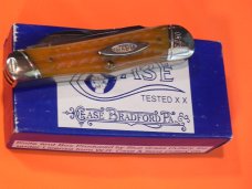 Case xx 1995 Whittler Knife w Beautiful (Carmel or Butterscotch?) Corncob Jigged Bone Handles -NOS Case xx 1995 Whittler Knife w Beautiful (Carmel or Butterscotch?) Corncob Jigged Bone Handles -NOS