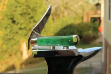 CASE XX SFO 2000 BRIGHT GREEN RUSSLOCK