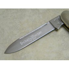 Schatt & Morgan Keystone Series XIX Smooth October Harvest Bone 043276 Whittler Knife in Box c.2009