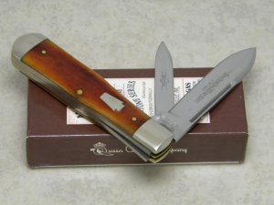 Schatt & Morgan Keystone Series XIX October Harvest Bone 042922 Coke Bottle Jack Knife in Box c.2009