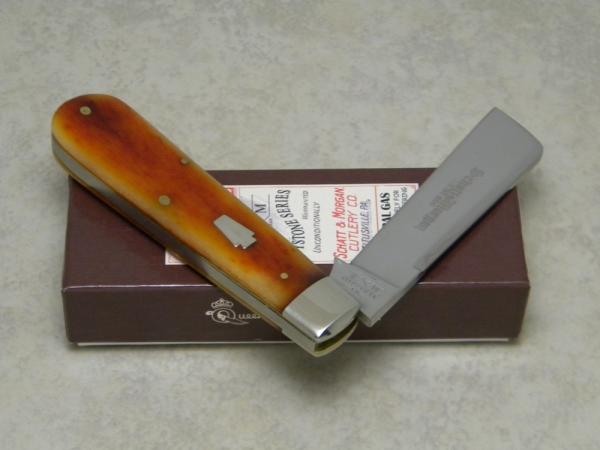 Schatt & Morgan Keystone Series XIX October Harvest Bone 04162C Cotton Sampler Knife in Box c.2009