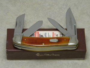 Schatt & Morgan Keystone Series XIX October Harvest Bone 044160 Sowbelly Knife in Box c.2009