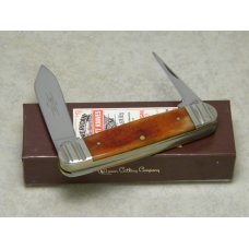 Schatt & Morgan Keystone Series XIX Smooth October Harvest Bone 042299 Harness Knife in Box c.2009