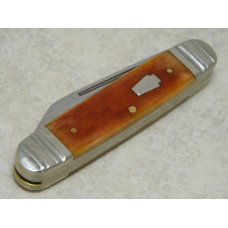 Schatt & Morgan Keystone Series XIX Smooth October Harvest Bone 042299 Harness Knife in Box c.2009