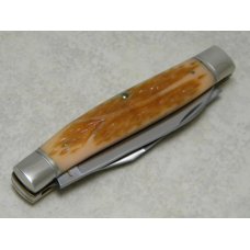 Schatt & Morgan Keystone Series XX Reverse Worm Groove Bone 042149 Moose Knife in Box c.2010