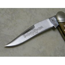 Schatt & Morgan Keystone Series XX Reverse Worm Groove Bone 042121 Small Muskrat Knife in Box c.2010 Schatt & Morgan Keystone Series XX Reverse Worm Groove Bone 042121 Small Muskrat Knife in Box c.2010