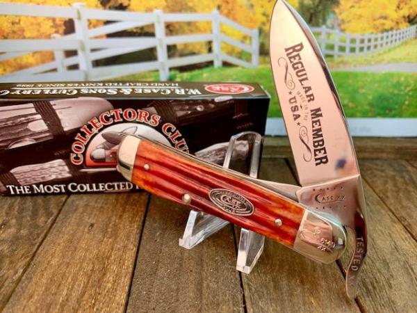 Case Winterbottom Chestnut Bone  Russlock Regular Member Knife 2010