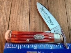 Case Winterbottom Chestnut Bone  Russlock Regular Member Knife 2010