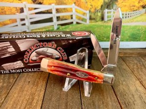Case Chestnut Colored Winterbottom Jigged Bone Gunstock 2010 CCC Junior Member 