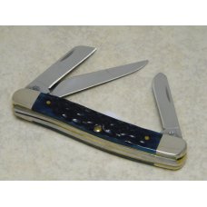 Case XX USA 2018 Jigged Blue Bone 6318 Serpentine Stockman Knife in Box