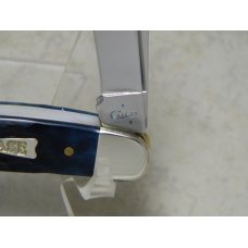 Case XX USA 2018 Jigged Blue Bone 6318 Serpentine Stockman Knife in Box