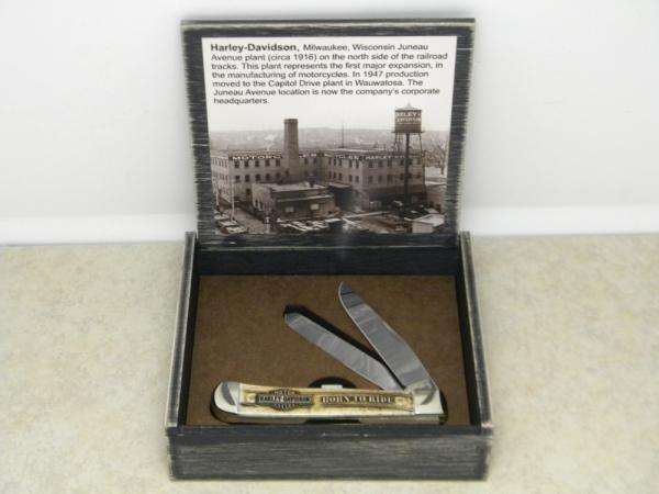 Case XX USA 2016 Laser Engraved Bone 6254 SS Harley Davidson Born To Ride Trapper Knife in Box Case XX USA 2016 Laser Engraved Bone 6254 SS Harley Davidson Born To Ride Trapper Knife in Box