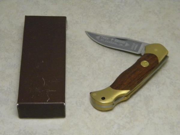 Boker Solingen Germany Stainless Tree Brand Classic Wood 2002 Lockback Knife in Box Boker Solingen Germany Stainless Tree Brand Classic Wood 2002 Lockback Knife in Box