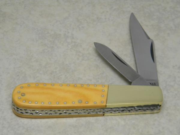 Ka-Bar 1014 USA Custom Yellow Micarta Barlow Knife Ka-Bar 1014 USA Custom Yellow Micarta Barlow Knife