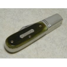 Heritage Schrade + NY USA Green Bone 2661 Everlastingly Sharp Barlow Knife c.1983 Heritage Schrade + NY USA Green Bone 2661 Everlastingly Sharp Barlow Knife c.1983