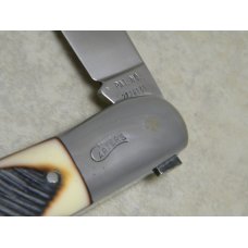 Carter's by Queen USA Imitation Winterbottom Bone Aluminum Frame Barlow Knife *RARE* Carter's by Queen USA Imitation Winterbottom Bone Aluminum Frame Barlow Knife *RARE*