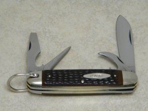 Case XX USA 6 Dot (1974) Delrin 640045 R Camp Utility Scout Pattern Knife 