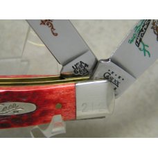 Case XX USA 2000 Red Bone 6254 SS "Buck Fever Hunter's Dream" Trapper Knife Case XX USA 2000 Red Bone 6254 SS "Buck Fever Hunter's Dream" Trapper Knife