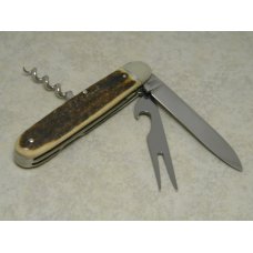 H.F. Rostfrei Solingen (Hoffritz) Stag Take Apart Hobo Sportsman's Knife 