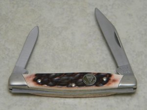 Buck 309 USA Jigged Bone Limited Edition 2 Blade Stockman Knife c.1997