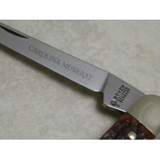 Boker Solingen Germany Tree Brand 9572 Red Bone Carolina Muskrat Knife in Box