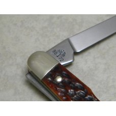 Boker Solingen Germany Tree Brand 9572 Red Bone Carolina Muskrat Knife in Box