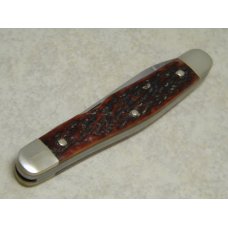 Boker Solingen Germany Tree Brand 9572 Red Bone Carolina Muskrat Knife in Box