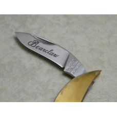 Parker Cut. Co. Japan Pearl Bear Claw Miniature Necklace Knife in Box Parker Cut. Co. Japan Pearl Bear Claw Miniature Necklace Knife in Box
