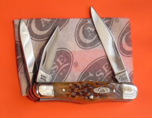 Case xx 2000 Whittler with Light to Chestnut Brown Antique Bone Handles &  -MDL#6383 WHSS -NOS