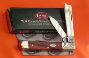 Case xx 2007 Razor Pocket Knife with Beautiful Orig Curley Handles -True Beauty! NOS