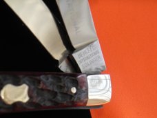 Vintage Henckels International 2 Blade Slim Line Trapper Knife with Great Red Bone Handles -NOS Vintage Henckels International 2 Blade Slim Line Trapper Knife with Great Red Bone Handles -NOS