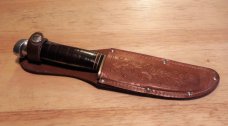 WESTERN L46-5 BABY SHARK kNIFE, Leather Handle WESTERN L46-5 BABY SHARK kNIFE, Leather Handle