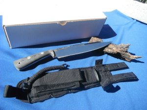 Large Early Large Lon Humphrey Custom Knives, Death Wind Knife 9" BLADE 14" OAL US Made, Hand Forged