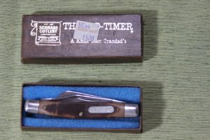 Vintage 1990's Schrade Old Timer 340T small stockman knife used (#8)