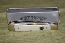 Vintage per-2002 Boker Tree Brand 9525SM Imitation Pearl Trapper knife NIB (#15) Vintage per-2002 Boker Tree Brand 9525SM Imitation Pearl Trapper knife NIB (#15)