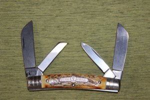 Vintage pre-2000 Boker Tree Brand Congress Deer Stag Handles (#17)