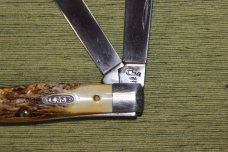 Vintage 1995 Case XX 53032 Stockman Stag handles knife (#20) Vintage 1995 Case XX 53032 Stockman Stag handles knife (#20)