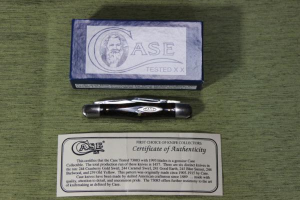 Vintage 1993 Case XX Classic 73083 Wittler Good Earth split backspring knife (#32)