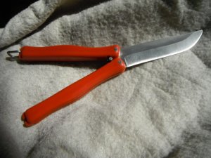Rare Hackman Finland CIA butterfly knife