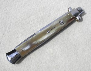 NEW 13" ITALIAN STILETTO GENUINE BRAZILIAN HORN FRANK BELTRAME KNIFE 