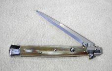 NEW 13" ITALIAN STILETTO GENUINE BRAZILIAN HORN FRANK BELTRAME KNIFE 