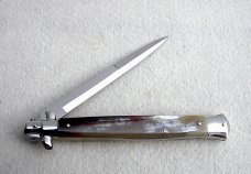 NEW 13" ITALIAN STILETTO GENUINE BRAZILIAN HORN FRANK BELTRAME KNIFE 