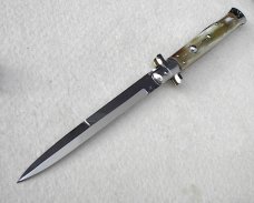 NEW 13" ITALIAN STILETTO GENUINE BRAZILIAN HORN FRANK BELTRAME KNIFE 