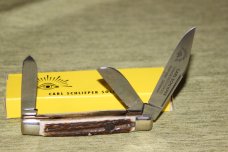 Vintage pre-2002 German Eye Brand 425-DS Large Stockman Deer Stag Handles NIB (#44) Vintage pre-2002 German Eye Brand 425-DS Large Stockman Deer Stag Handles NIB (#44)